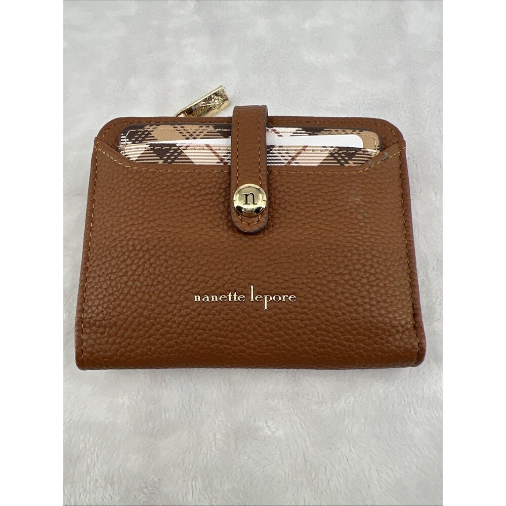 Nanette Lepore Brown Small Compact Wallet